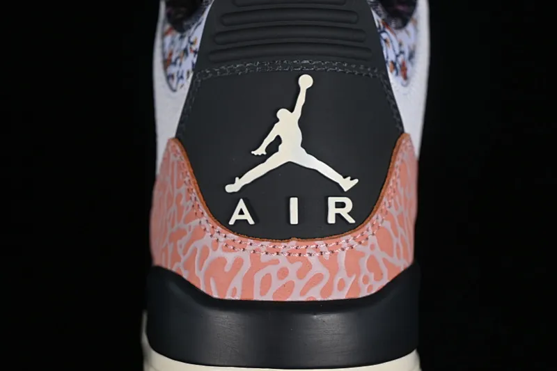 All categories Air Jordan Jordan series basketball shoes Air Jordan 3 Air Jordan 3 GS "Red Stardust" AJ3 Joe 3 new white pink flower 441140-100